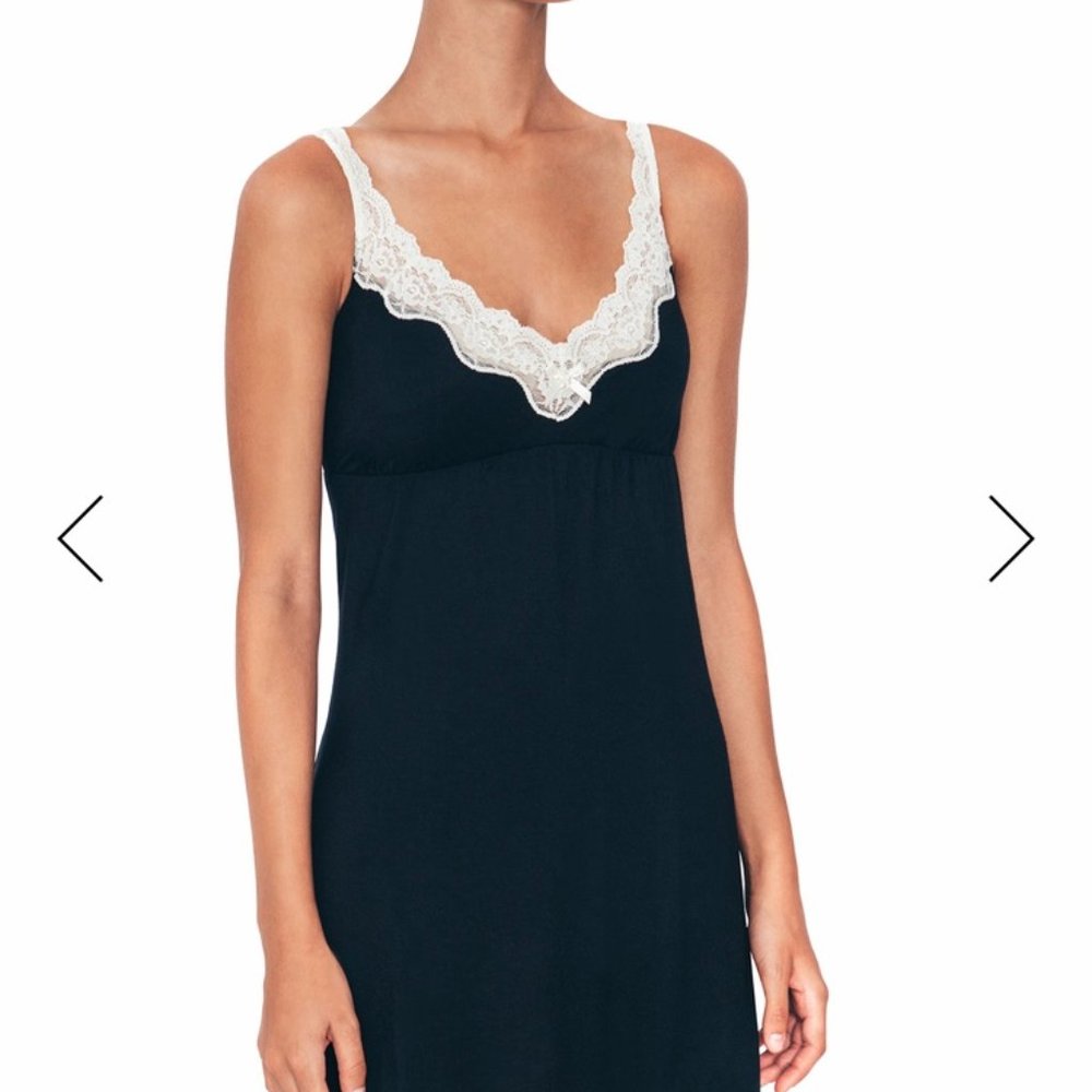 Eberjey Lady Godiva Black Chemise